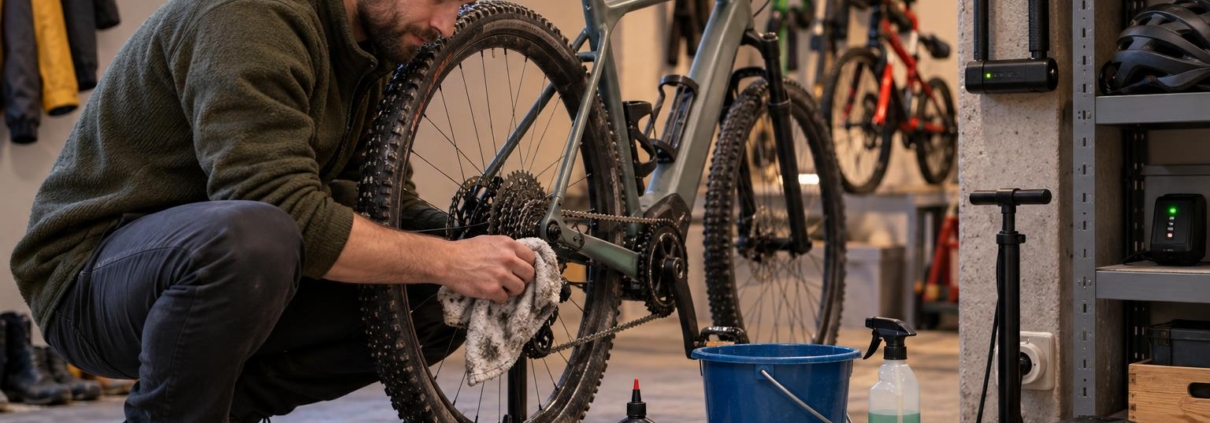 Fahrrad einlagern: Schritt-für-Schritt-Anleitung für die Winterpause