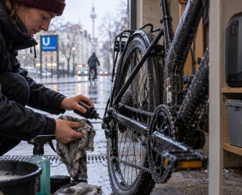 Fahrradpflege in der nassen Jahreszeit: Die Checkliste für Berliner Radler